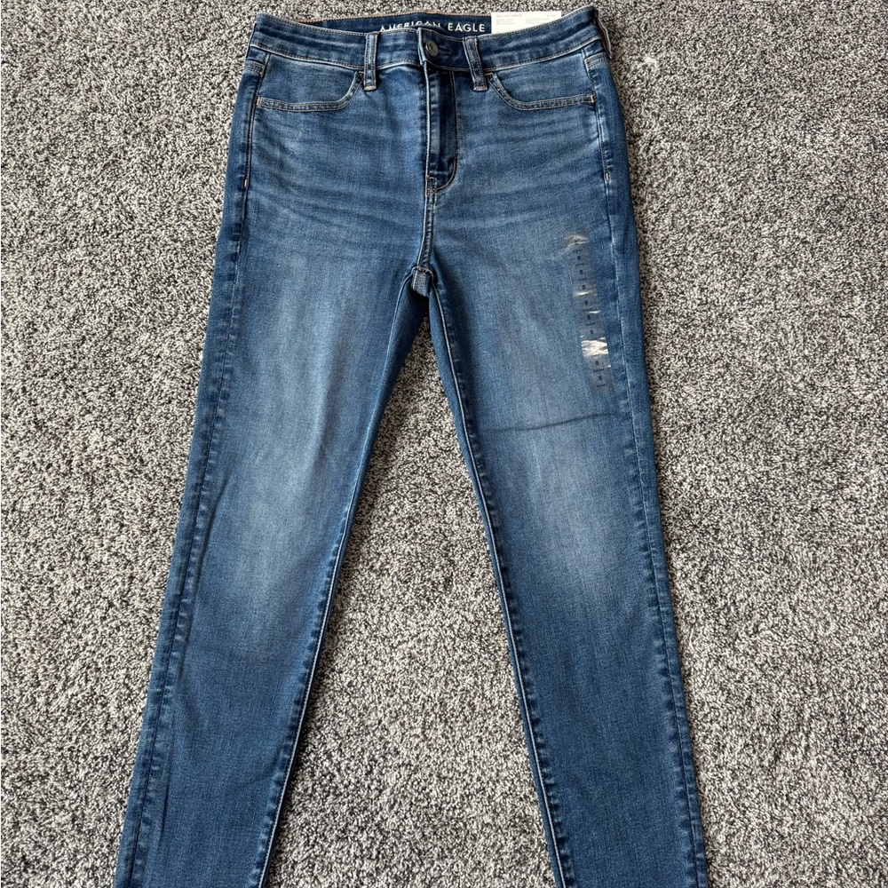 American Eagle Outfitters Women's Classic Blue Skinny Jeans